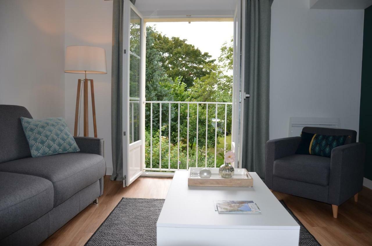 Grand T2 Port De Vannes, Vue Sur Jardin Exterior foto